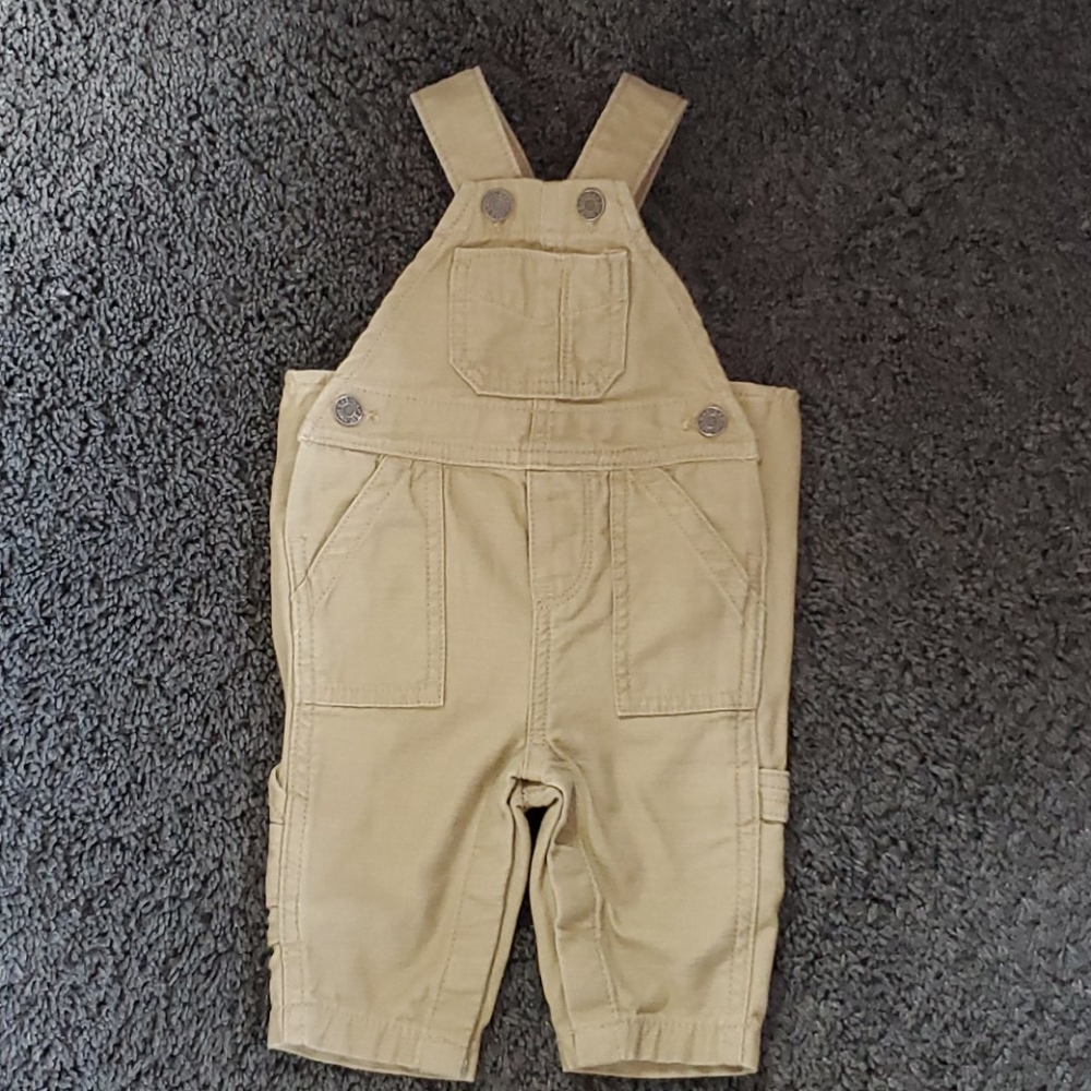 Baby Gap Overalls Tan 0-3 Months